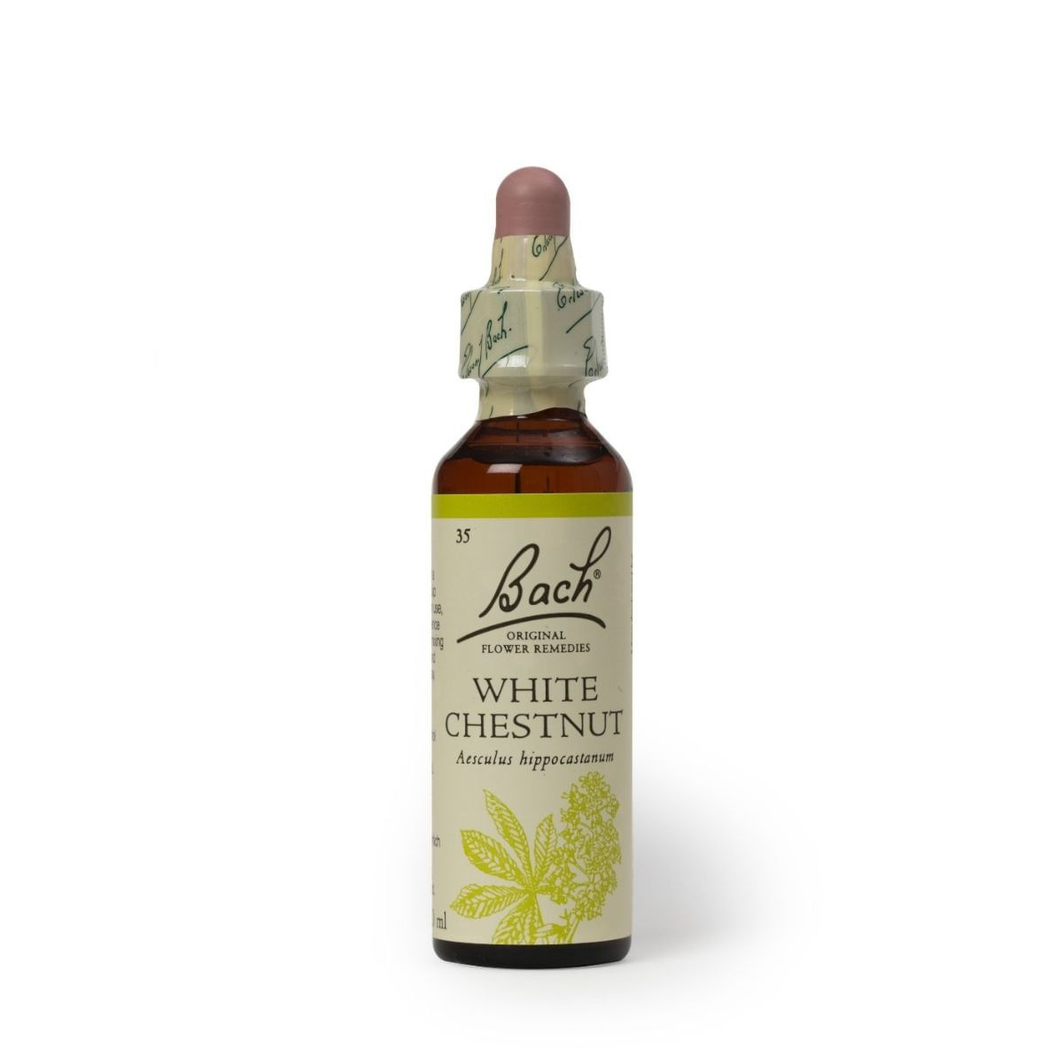 Esencia de Flores de Bach White Chestnut 20ml en gotas Para los Pensamientos Indeseados.