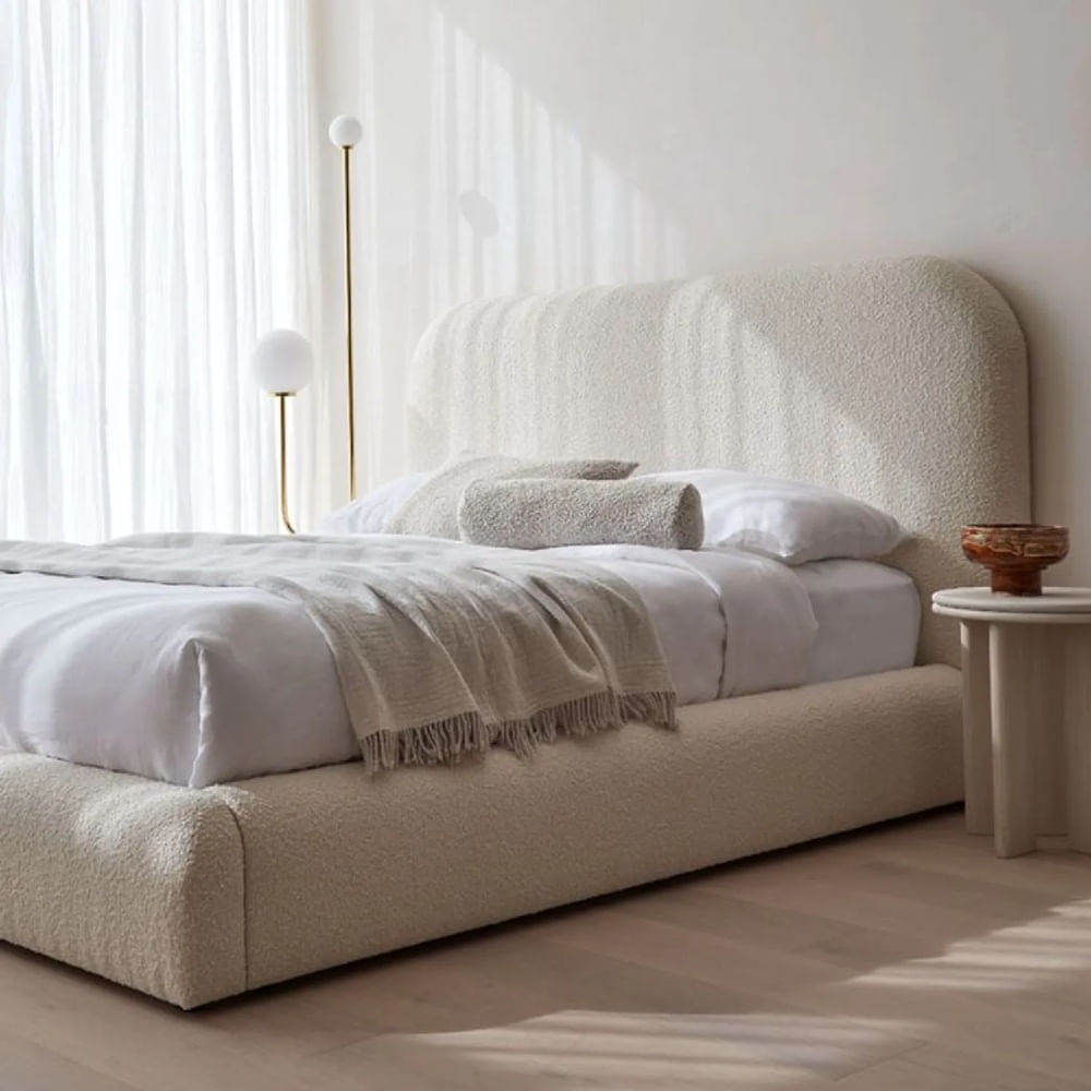 CAMA BOX TARIMA NUD 2 PLAZAS BEIGE