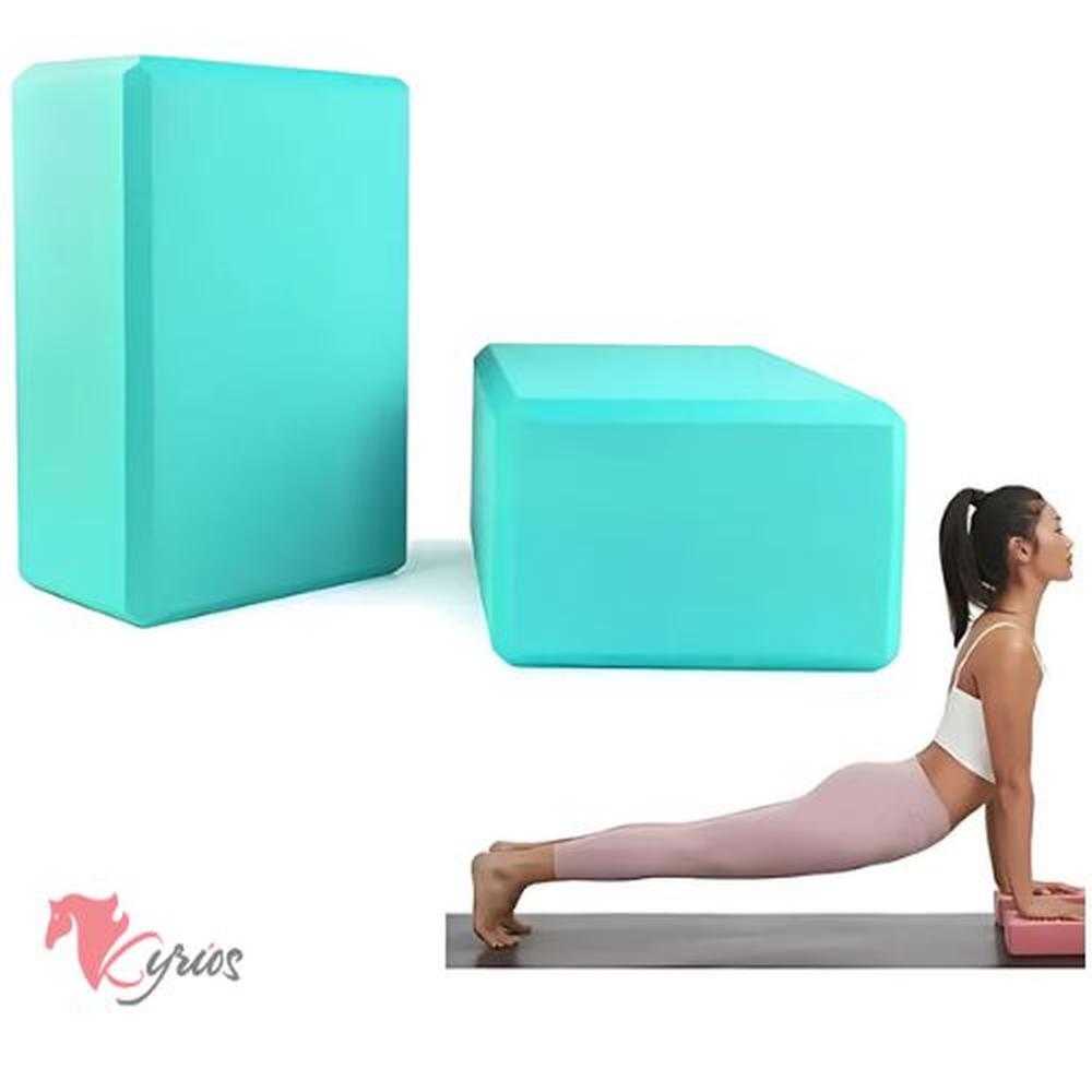 Ladrillo De Yoga Color Celeste Pastel 1 UND