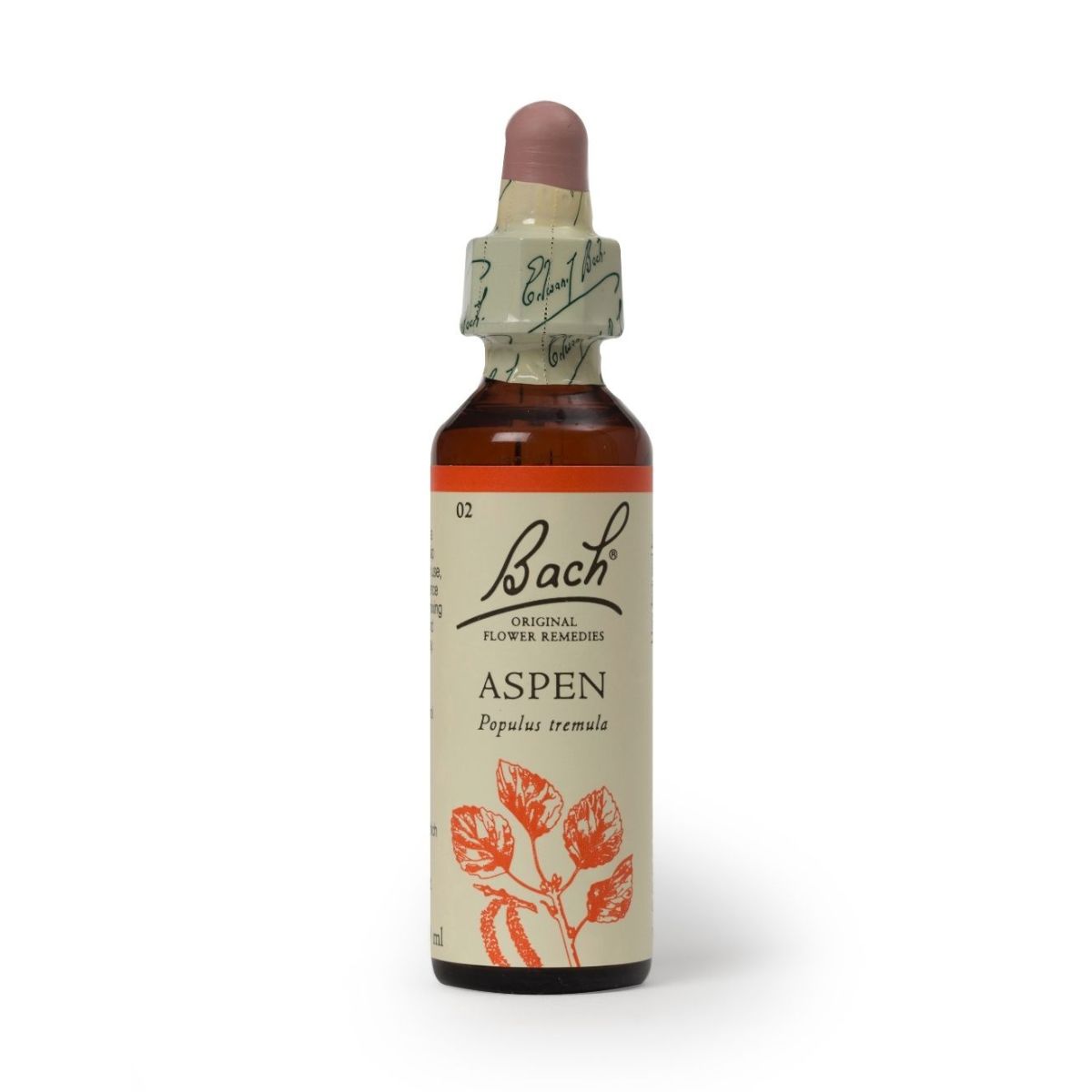 Esencia de Flores de Bach Aspen en gotas 20ml  para el Miedo a lo Desconocido.