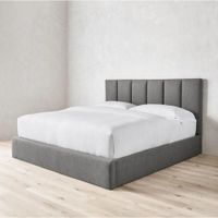 CAMA BOX TARIMA DECO QUEEN GRIS