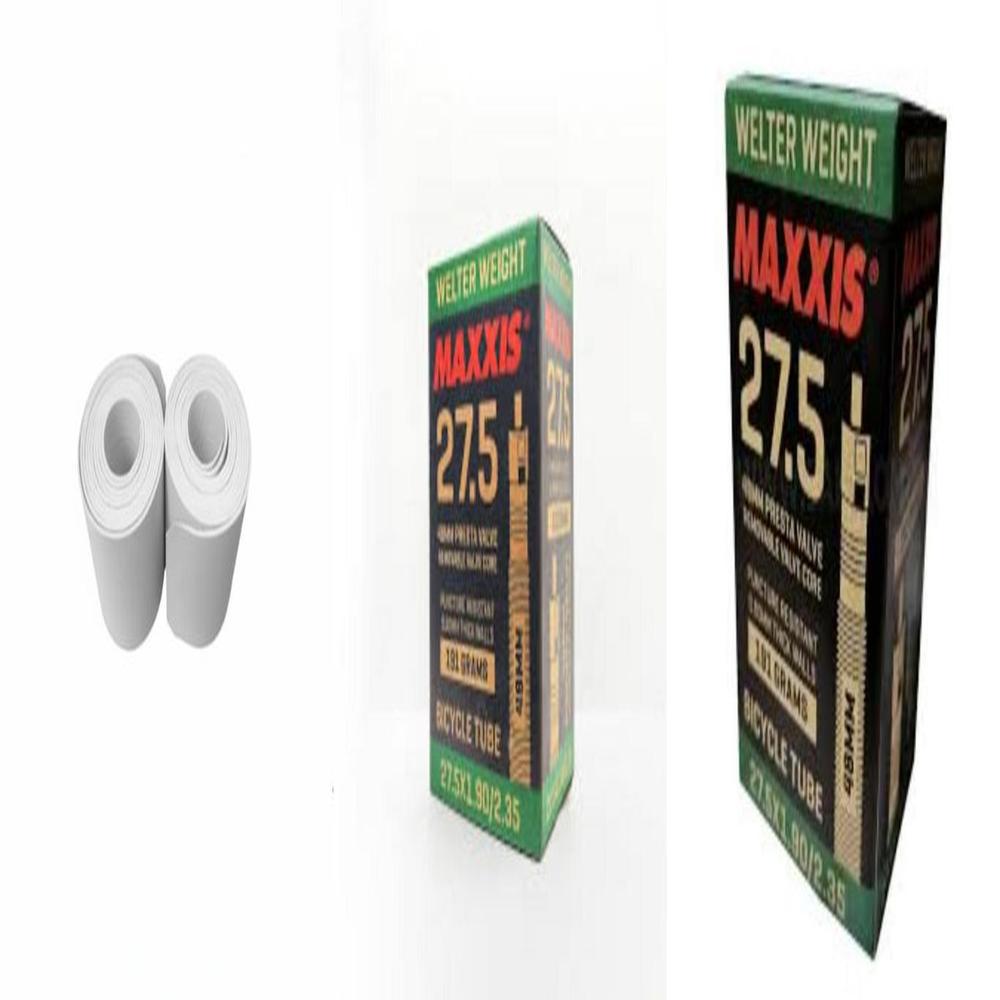 2 CÁMARAS MAXXIS 27.5 +BANDAS ANTIPINCHAZOS PARA BICICLETA 2 CÁMARAS MAXXIS 27.5 +BANDAS ANTIPINCHAZOS PARA BICICLETA