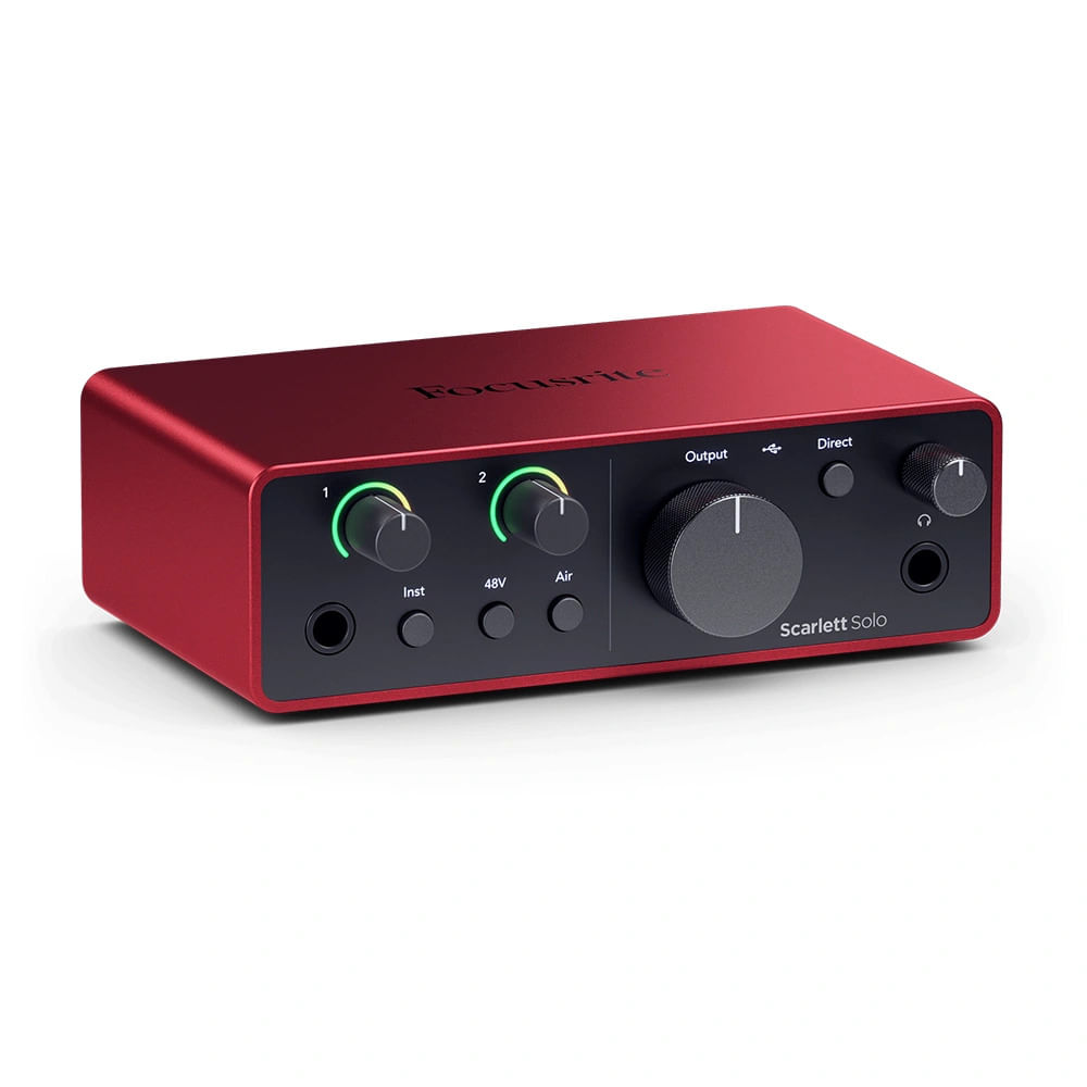 Interfaz de Audio Focusrite Scarlett Solo 4th Gen