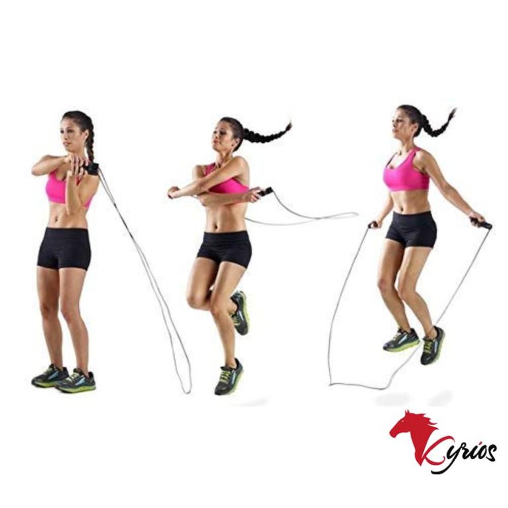 Salta Soga De PVC Con Contador Color Naranja