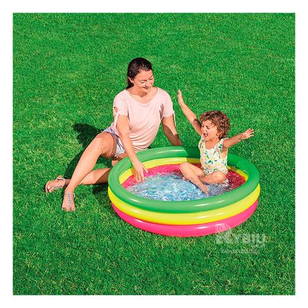 Piscina Facil de Inflar Tono Multicolor Y+Papel de Regalo Piscina Facil de Inflar Tono Multicolor Y+Papel de Regalo
