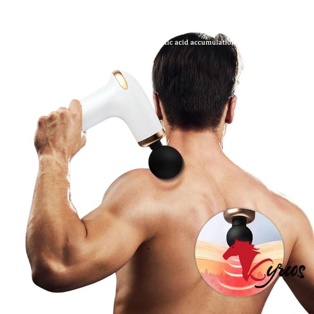 Pistola Percusión de Tejido Profundo Portátil Recargable  Massage Gun