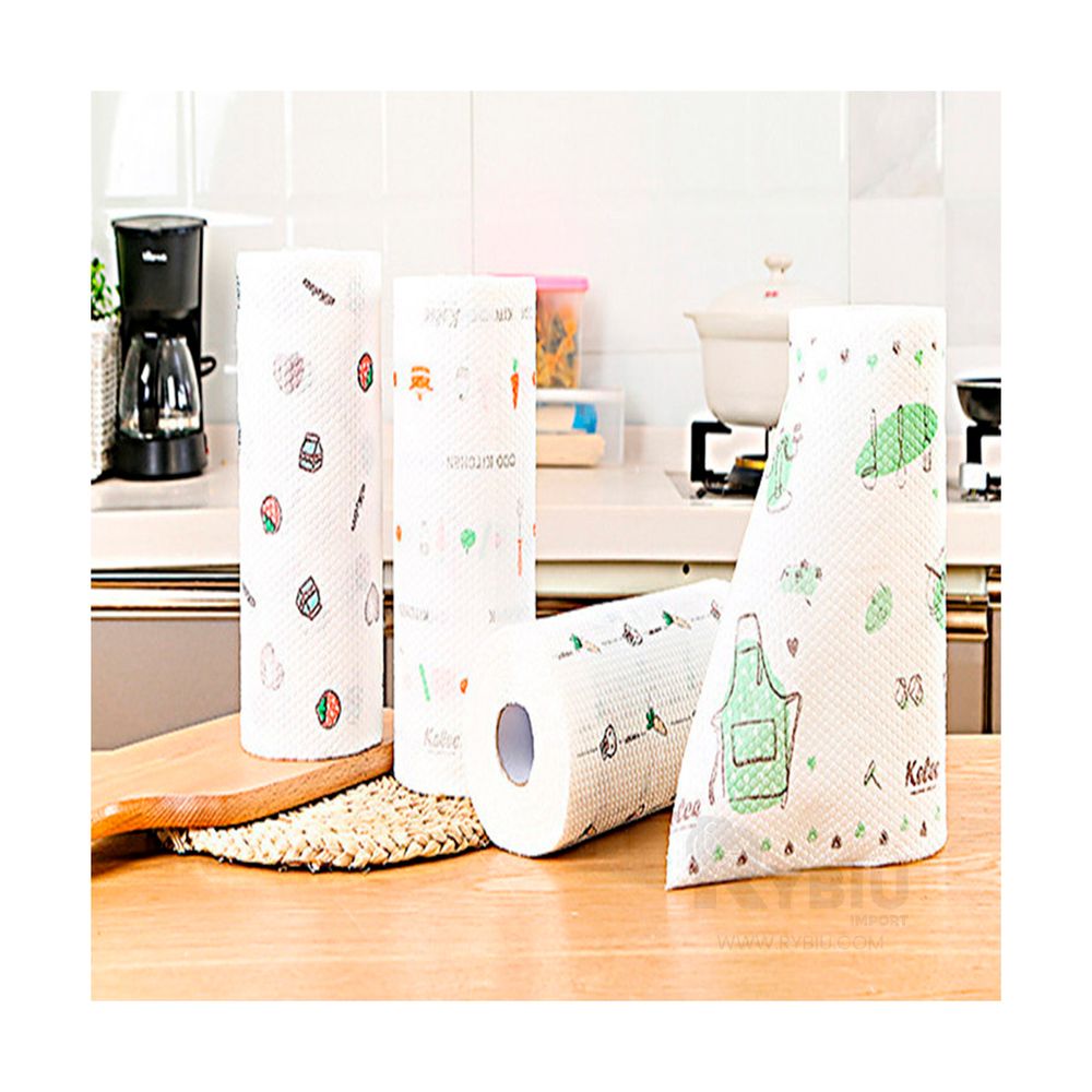 Pack 4 Papel de limpieza desechable de 2 capas Pack 4 Papel de limpieza desechable de 2 capas