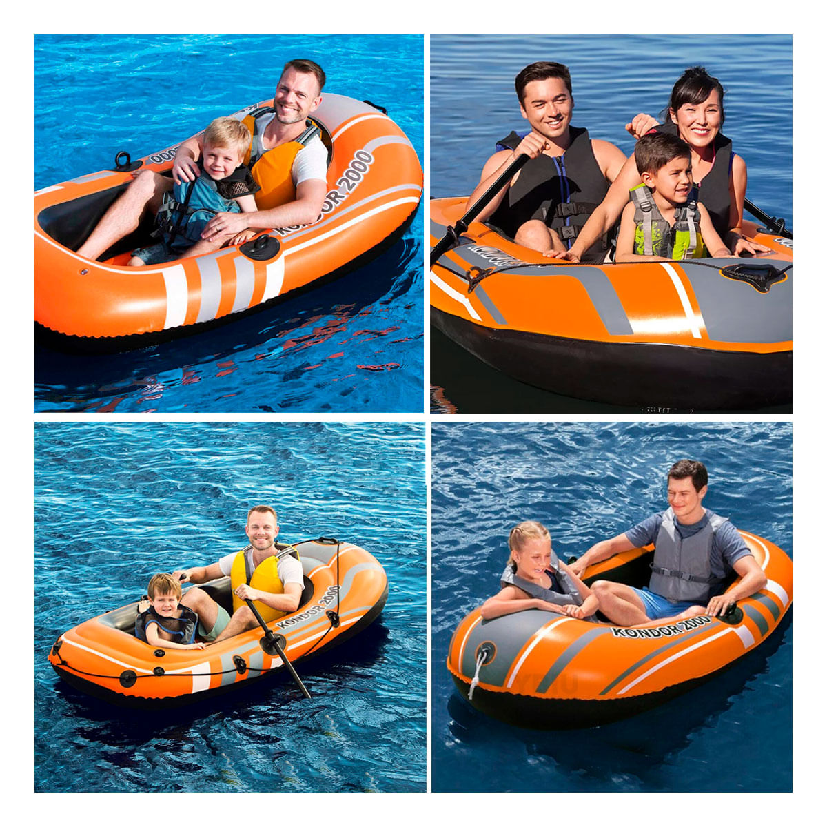 Bote Inflable para Paseo en Grande Y+Papel de Regalo