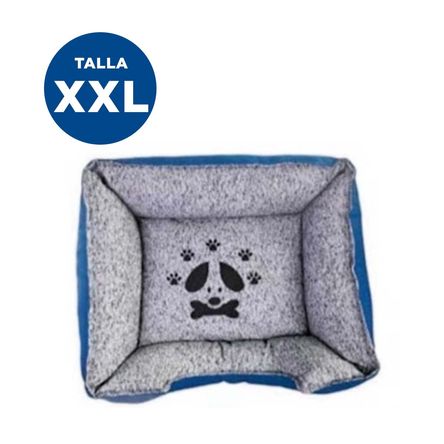 Cama Pet Comoda en Color Azul de Talla XXL Y+Stickers