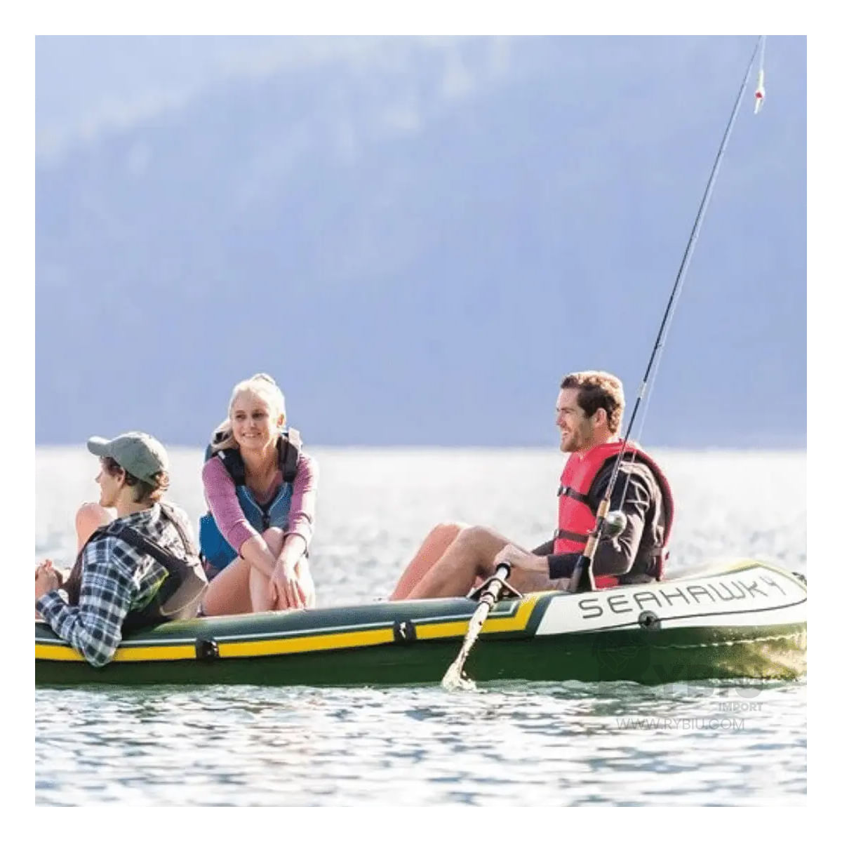 Bote para Divertirse en Lagunas Color Verde Y+Agendita