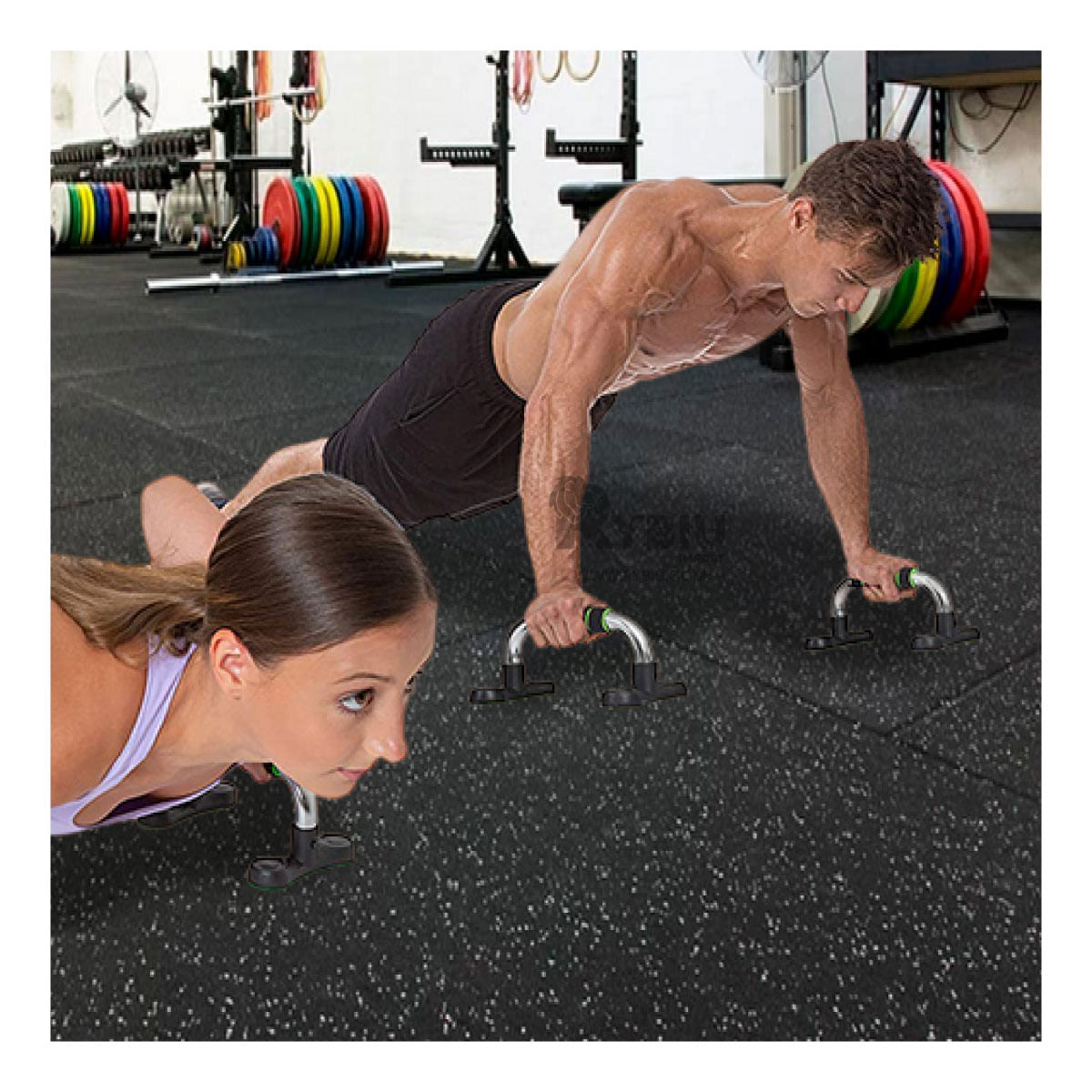 Push Up de Flexiones Moderno de Color Verde Y+Agendita