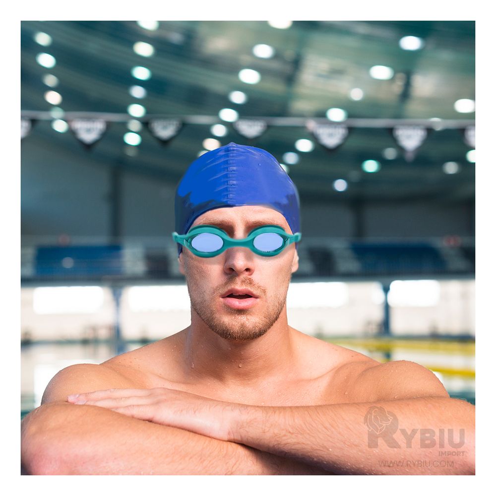 Lentes de Natacion Bonito en Tono Celeste Y+Papel de Regalo Lentes de Natacion Bonito en Tono Celeste Y+Papel de Regalo