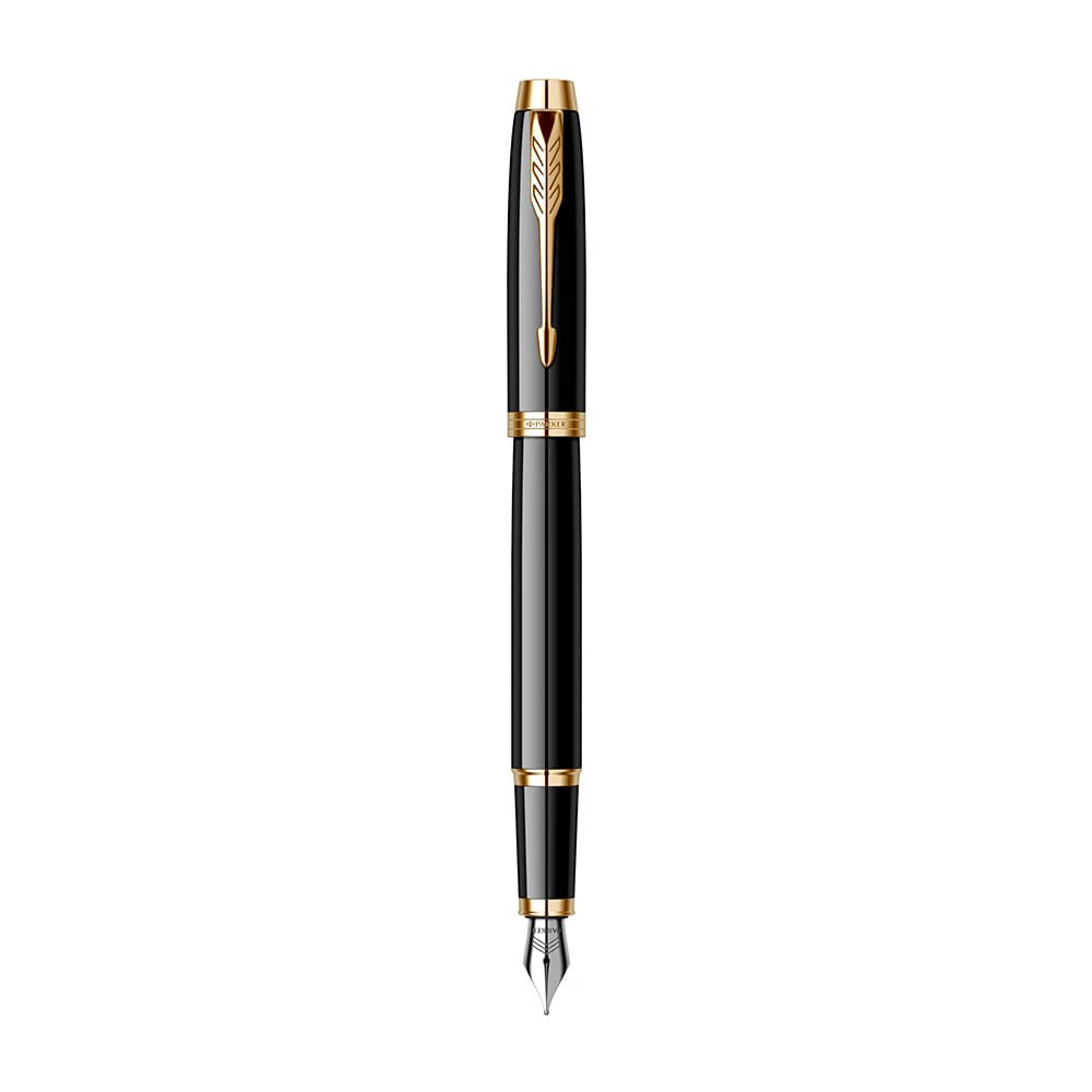 Pluma Fuente Parker IM Negro Laca GT