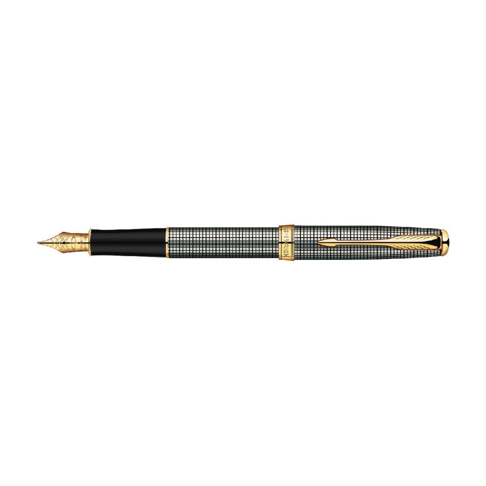 Pluma Fuente Parker Sonnet Cisele Sterling Silver Pluma Fuente Parker Sonnet Cisele Sterling Silver