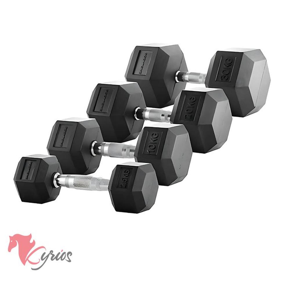 Par De Mancuernas Hexagonales De 2KG Y Medio