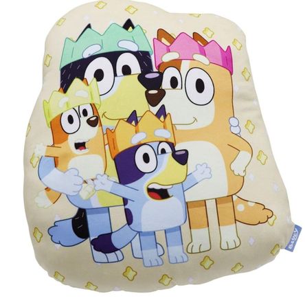 Cojin navideño decorativo Bluey Familia 40x38cm