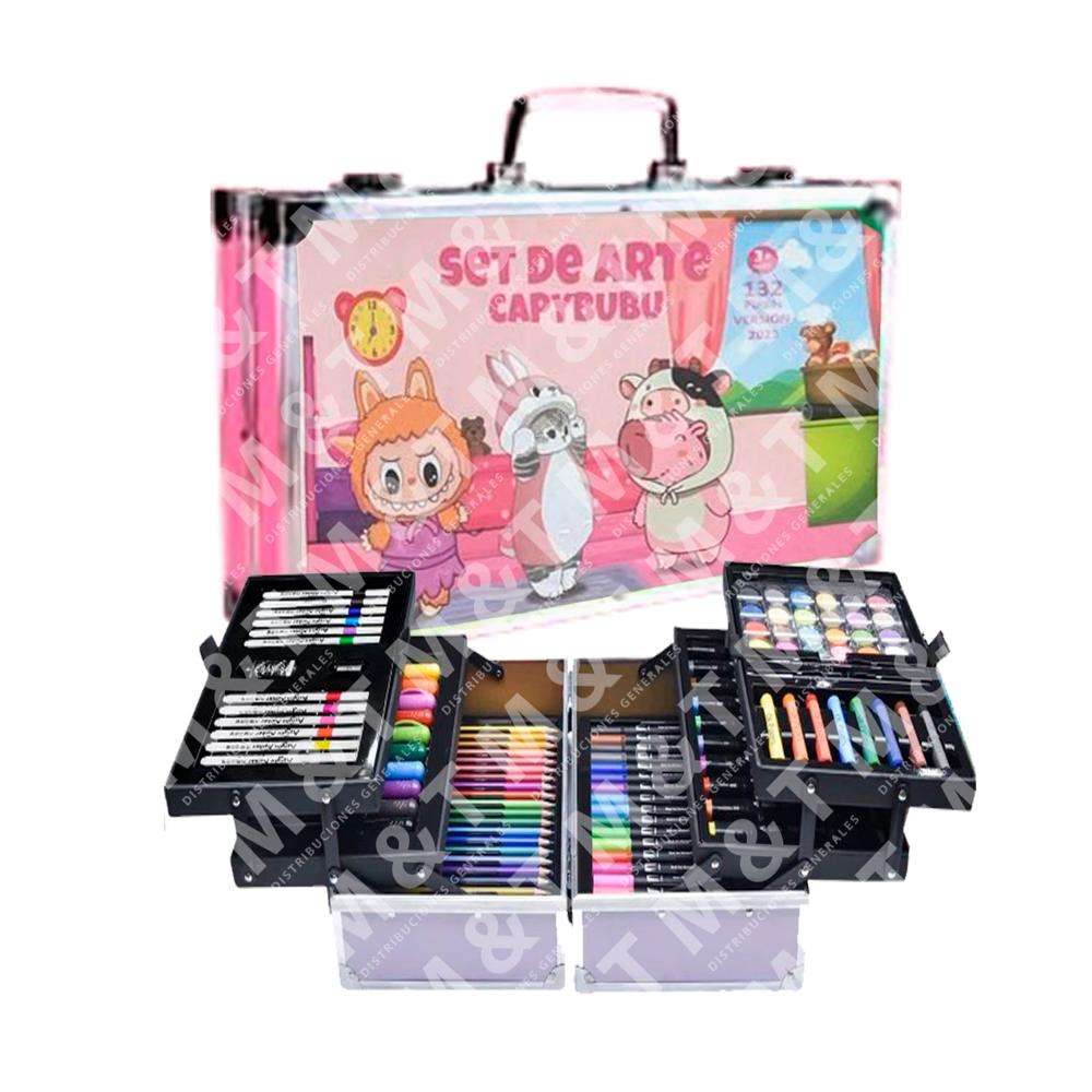 Set de Arte Metálico Capibara y Labubu 6 Niveles