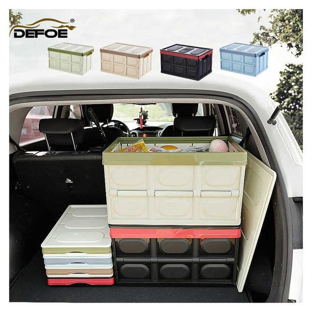 Caja de almacenamiento plegable organizador multiuso auto