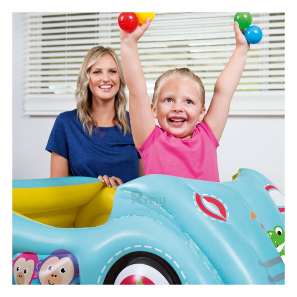 Carro Infantil con 25 Pelotas Coloridas Y+Regalo Stickers Carro Infantil con 25 Pelotas Coloridas Y+Regalo Stickers