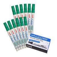 UNI PX-20 Marcador de pintura permanente Verde Caja x 12