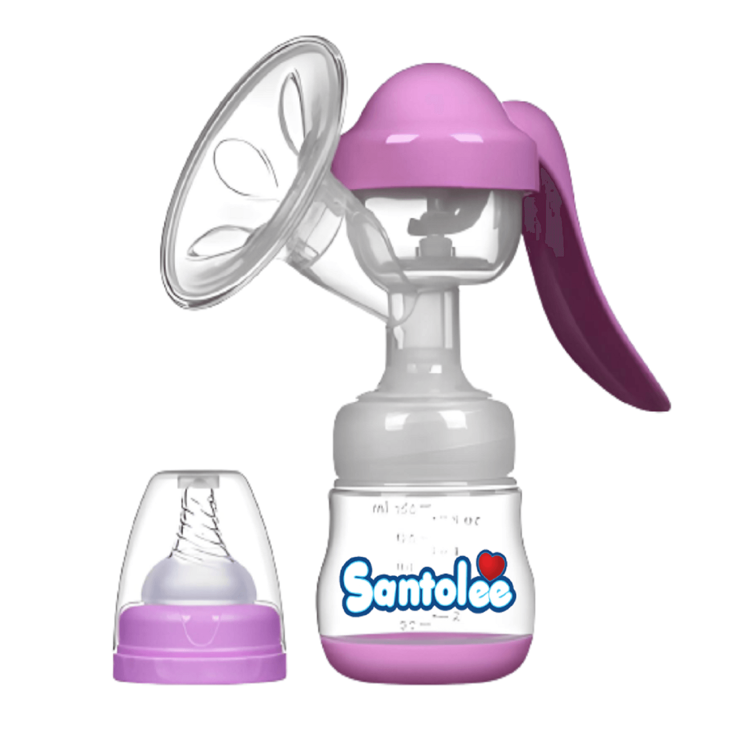 Extractor de Leche Materna Biberon Tetina AntiGas Morado