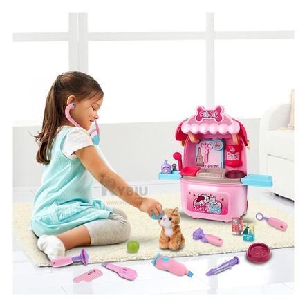 Kit Vet Interactivo en Color Rosado Y+Agendita Kit Vet Interactivo en Color Rosado Y+Agendita