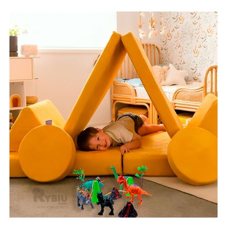 Juguete Infantil de Dino en Multicolor Y+Stickers Juguete Infantil de Dino en Multicolor Y+Stickers