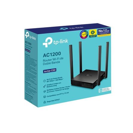 Router Tp-Link Archer C50 Ac1200 2band 4antena