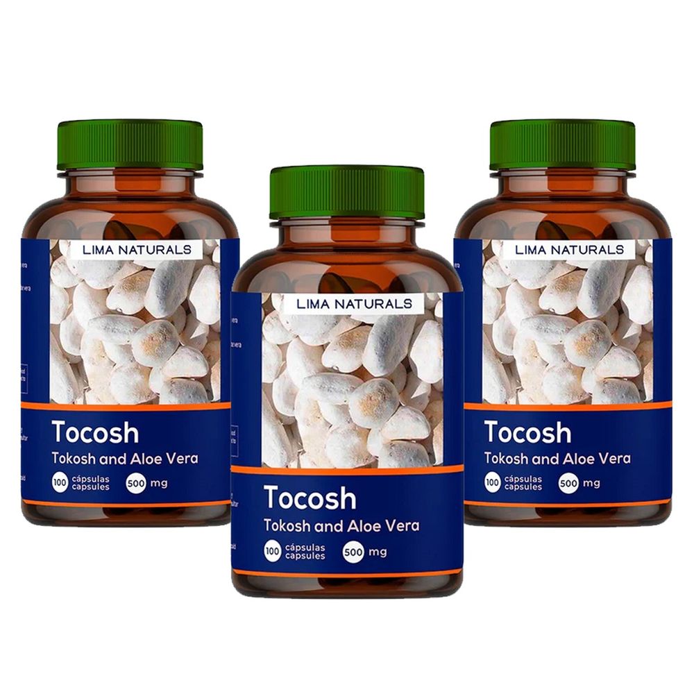 Tocosh 500mg Lima Naturals Cápsulas Pack x 3 Tocosh 500mg Lima Naturals Cápsulas Pack x 3