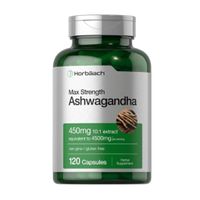 Ashwagandha Horbaach 1380 mg 180 capsulas