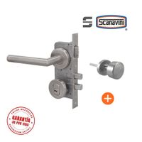 Cerradura de embutir principal 960RR Ace Inox manilla DERECHA