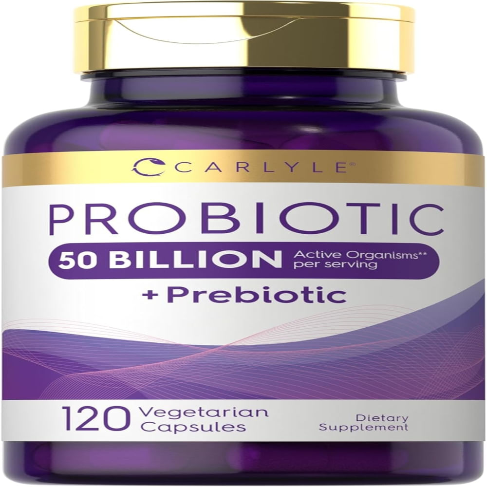 Probióticos + Prebióticos 50 Billones 120 Capsulas Carlyle Probióticos + Prebióticos 50 Billones 120 Capsulas Carlyle