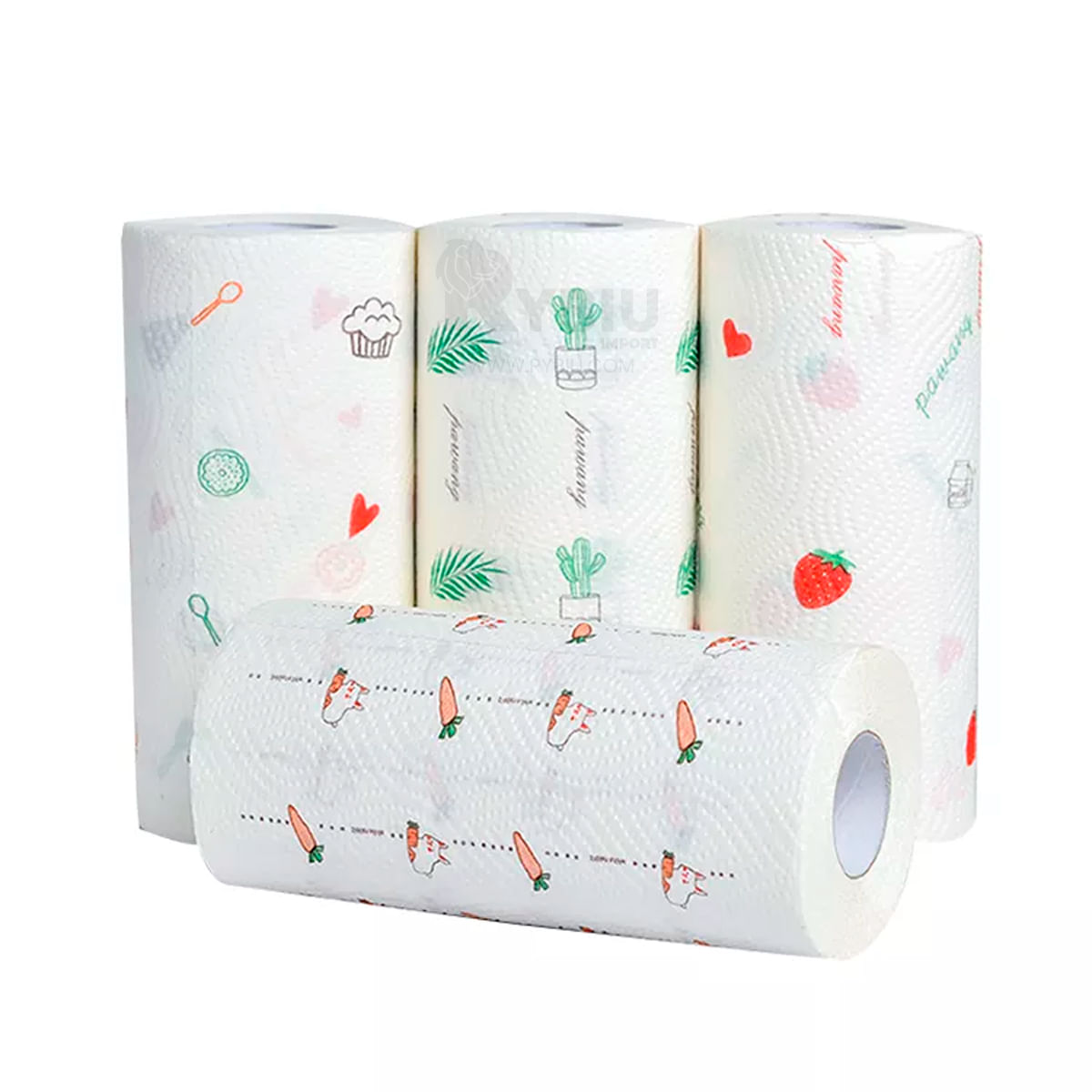 Pack 4 Toalla de papel absorbente Limpieza