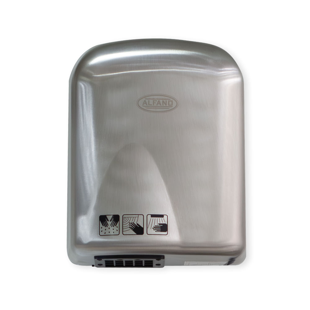 Secador de Manos de Acero Inoxidable Silver 1.65 kW HD-BRUSHED