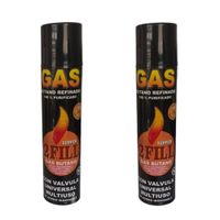 2 Gas Butano Ultra Refinado Recarga Todo Tipo Encendedores