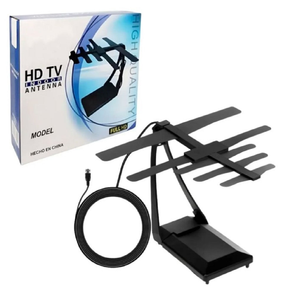 ANTENA DIGITAL PARA TV- ANALOGICO Full Hd Interiores Y Exteriores Largo Alcance