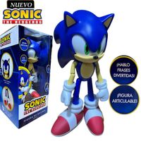 Muñeco Sonic The Hedgehog Musical y Articulable Azul M1