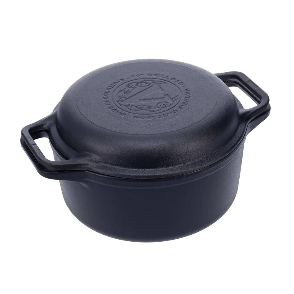 Olla Combo Cooker Hierro Fundido Esmaltado 5.7 L Victoria