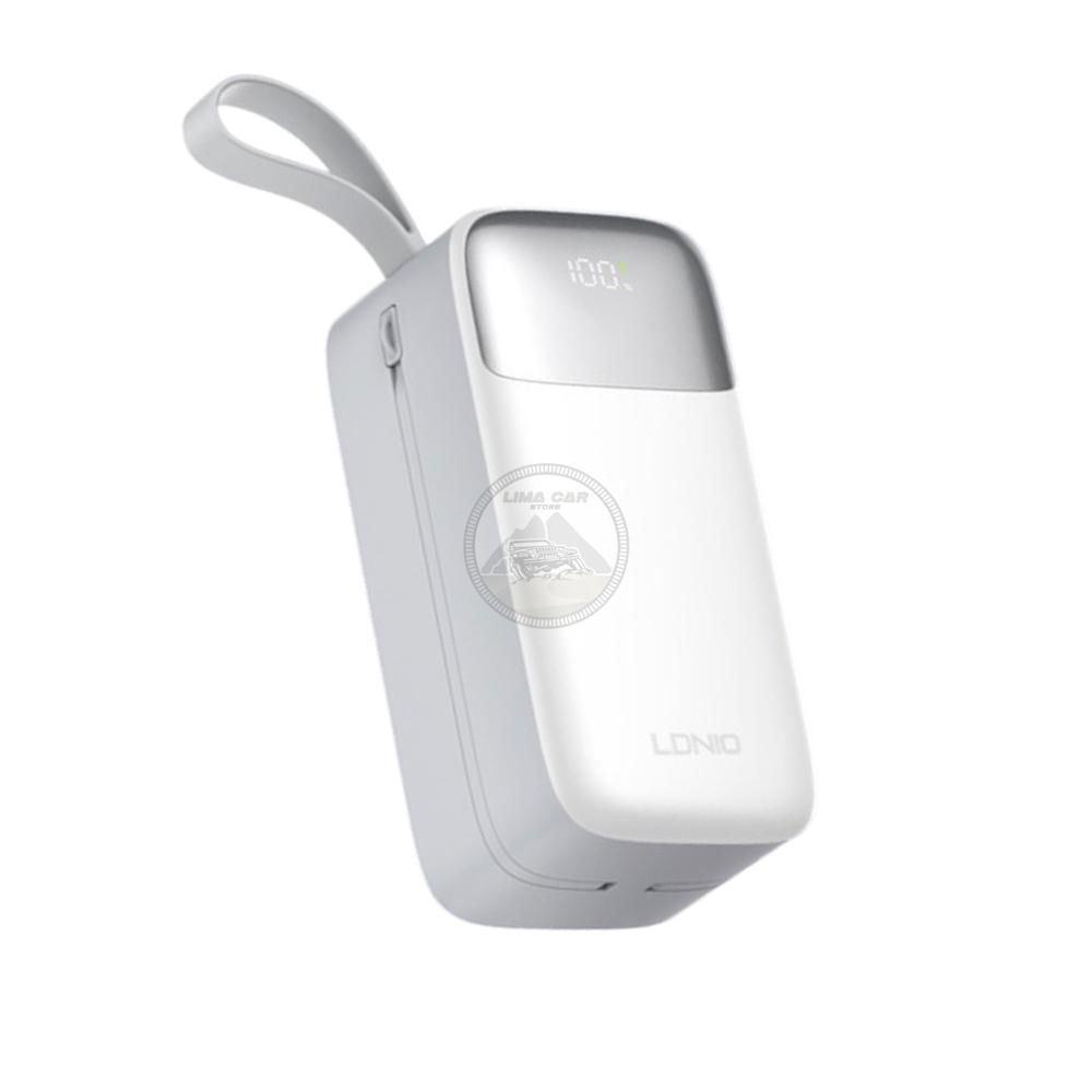Power Bank 50000 mAh 22.5w Ldnio con 2 Cables