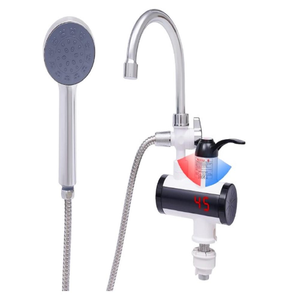 Caño Grifo Eléctrico Calentador De Agua  Ducha