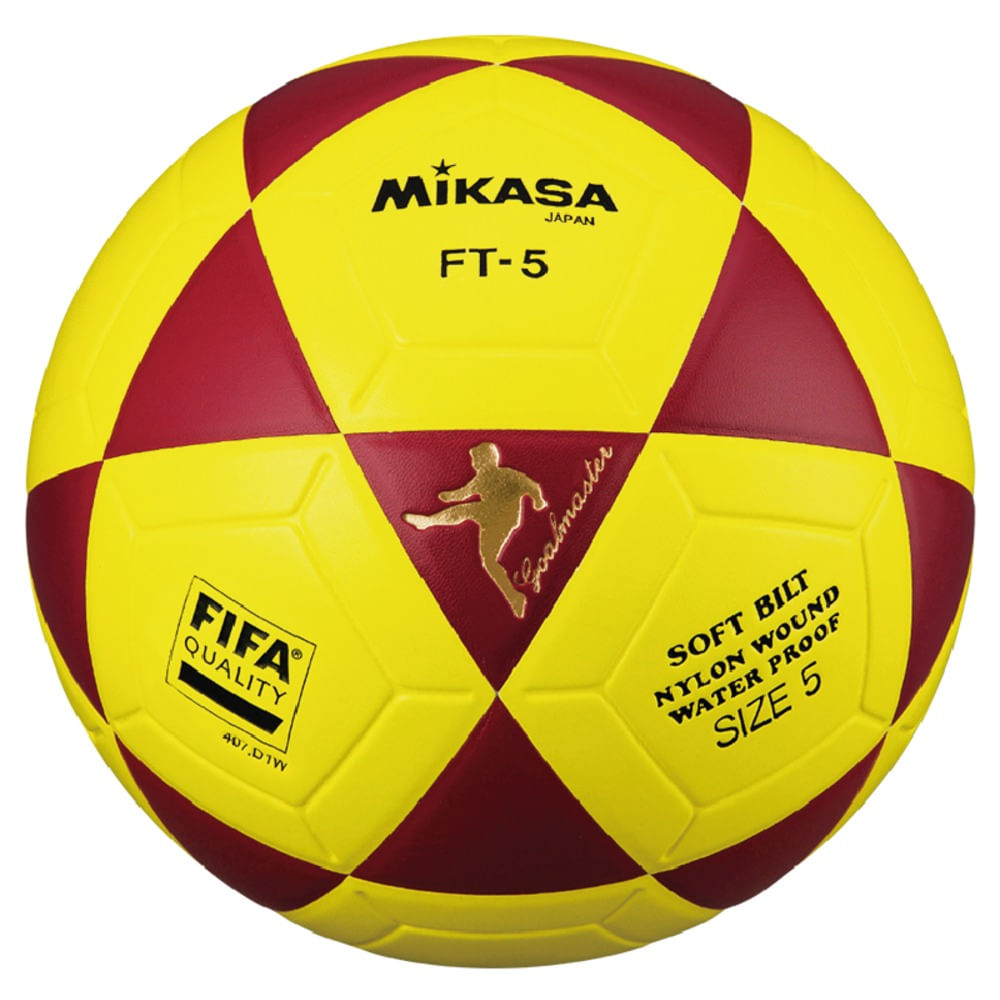 PELOTA DE FÚTBOL MIKASA - FT-5RY - N5 - FIFA QUALITY