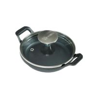 Cazuela Esmaltada Hierro Fundido 14 Cm Con Tapa Vidrio