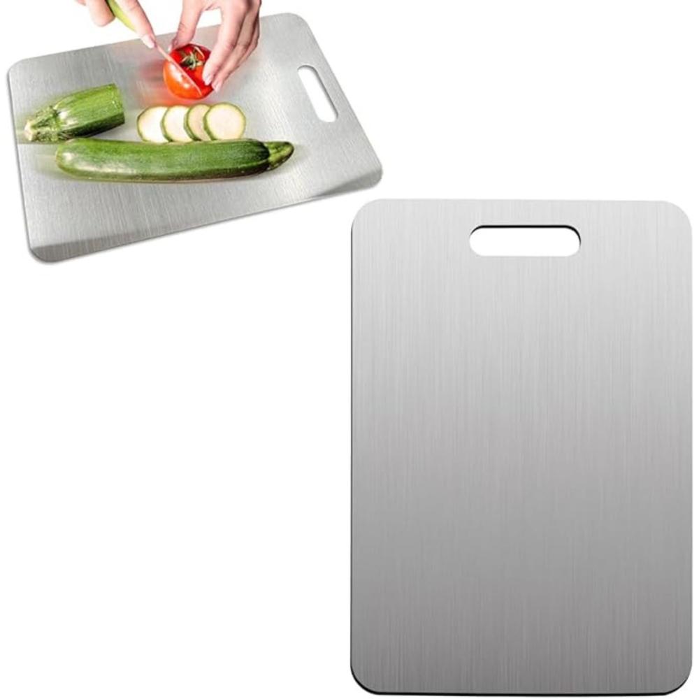 Tabla De Picar Acero Inoxidable 30cmx23.5cm. 1.2mm Grado 304