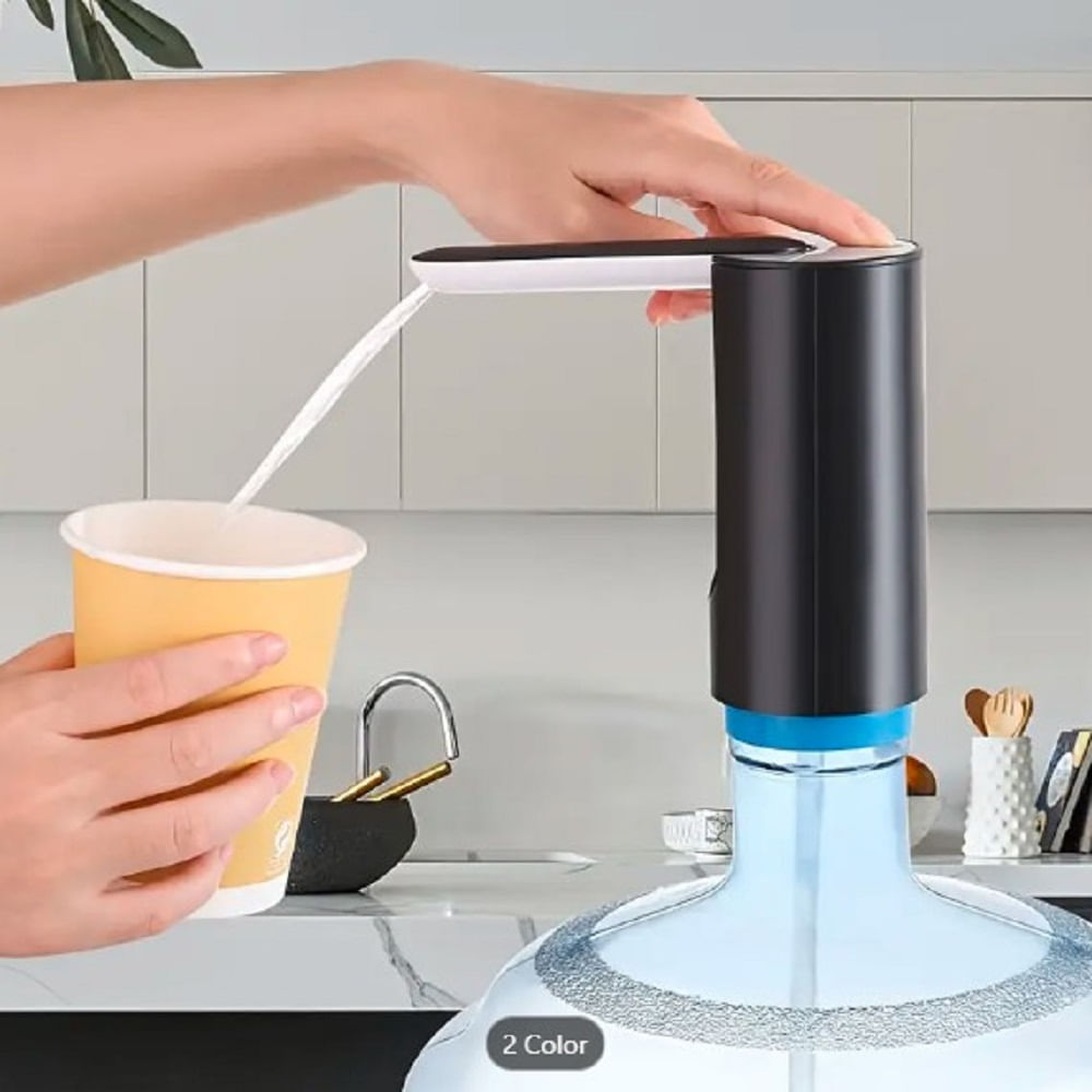 Dispensador De Agua Recargable Automatico negro