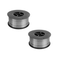 Rollo Alambre Para Soldar X2 1.0mm 1kg Color Gris Soldadura