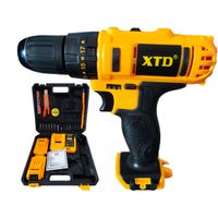 Taladro Percutor Inalámbrico XTD 20V 2 Baterías 1.5Ah y Kit Completo