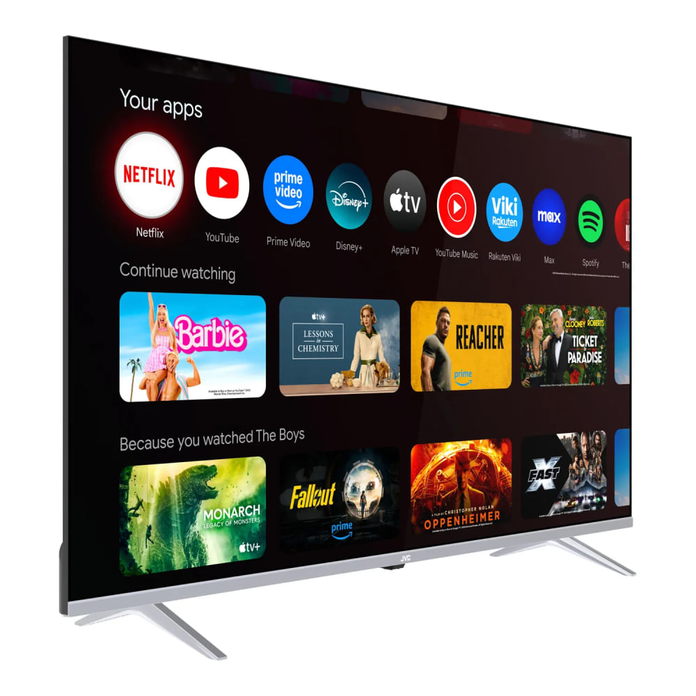 TELEVISOR JVC 50 QLED 4K GOOGLE TV