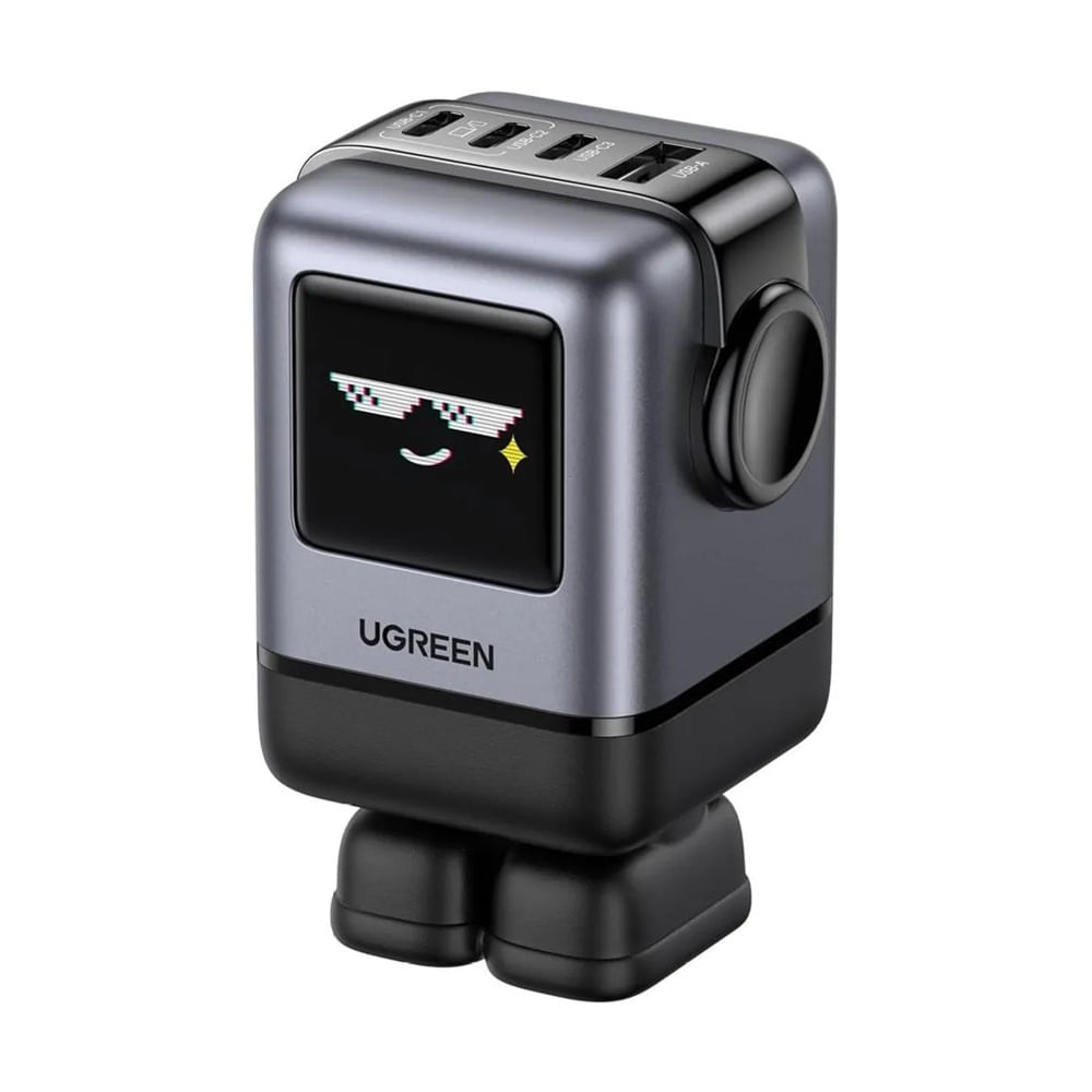 UGREEN Uno RG de 100W (4-Port Robot Gan) Gris Oscuro