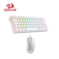 KIT TECLADO Y MOUSE REDRAGON S143 BLANCO