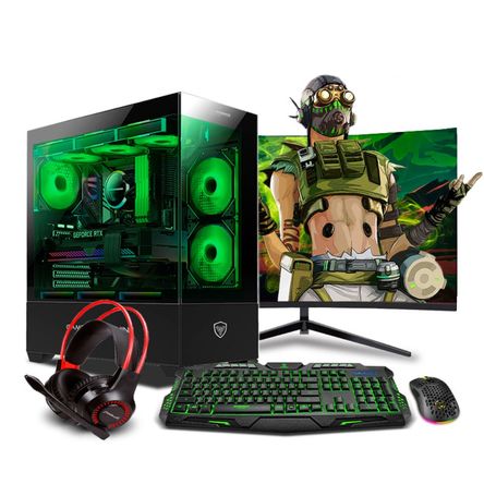 computadora PC GAMER GREEN PLUS CORE I9 12900KF 32GB 1TB 24 Rtx4060ti 8GB MI PC LISTA MIPCLISTA